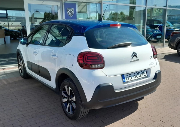 Citroen C3 cena 56900 przebieg: 22103, rok produkcji 2020 z Słupsk małe 172